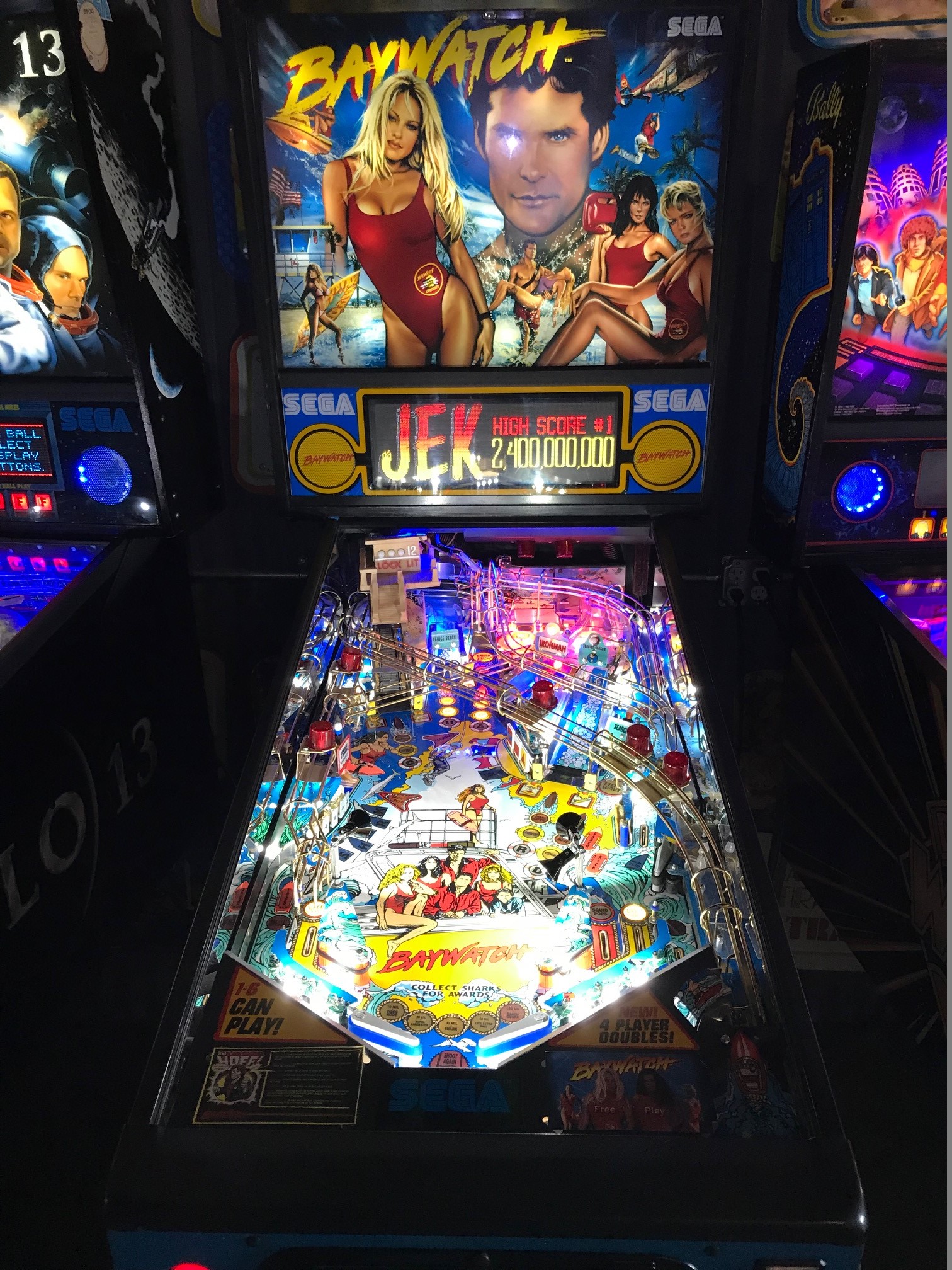 Baywatch Pinball Machine