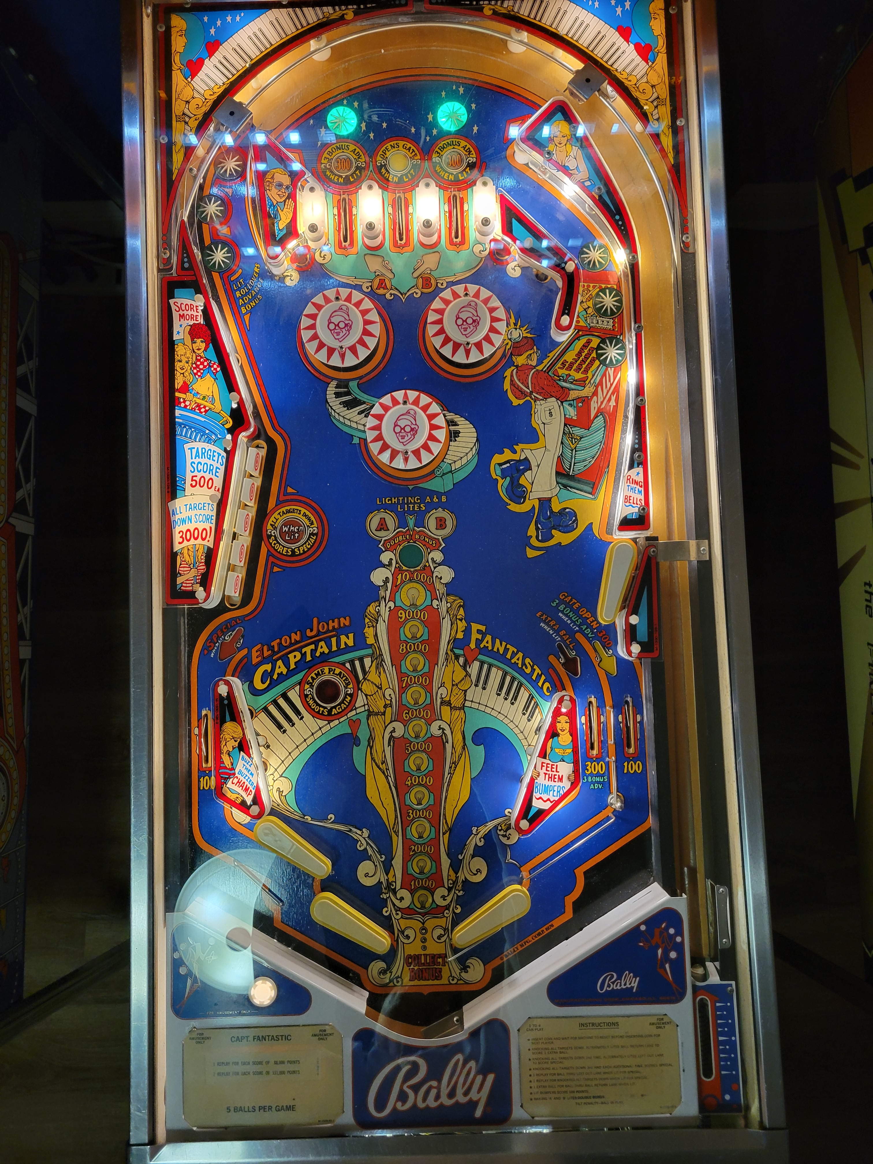 Captain Fantastic Pinball Machine