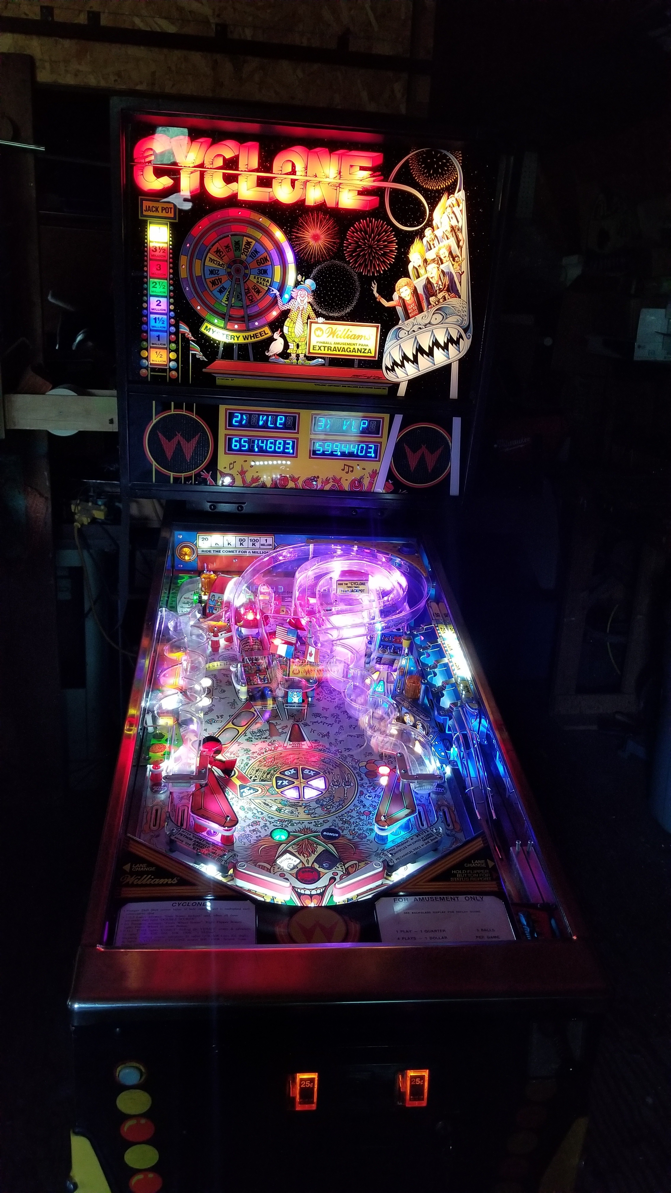 Buy Cyclone pinball machine Online - Pinball Machines for Sale